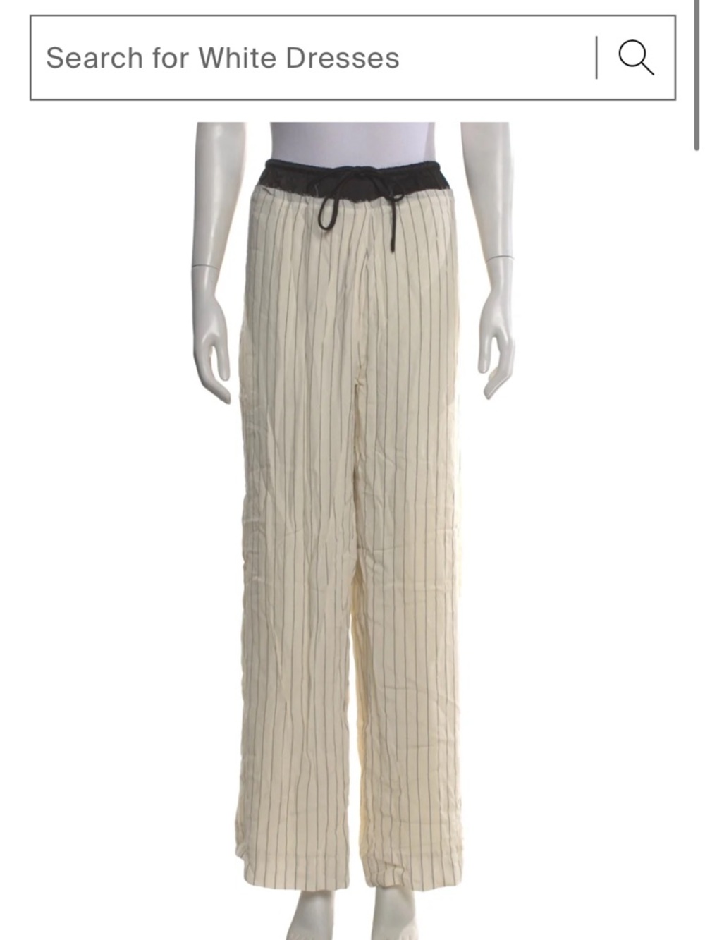 DISSH Ace Striped Drawstring Wide Leg Pants - US Size 10